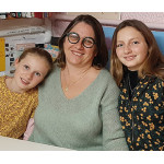 Fabienne, Lison et Rose Malardeau